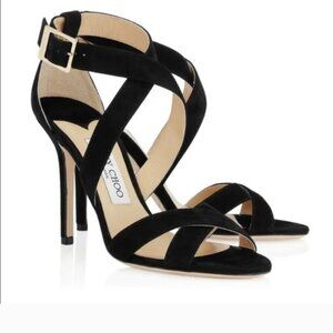 Jimmy Choo Suede Strappy Heels